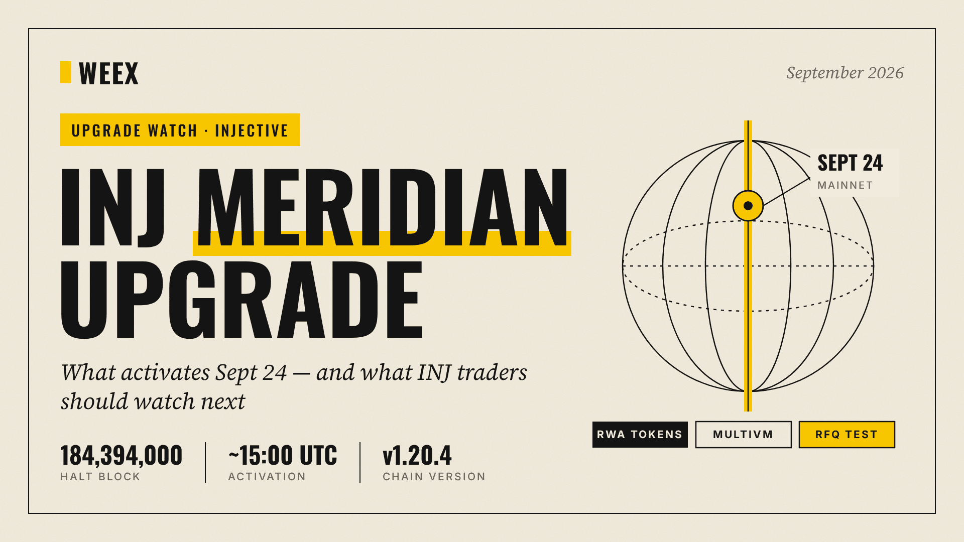 INJ Meridian升级：9月24日将启用什么，以及有哪些值得关注