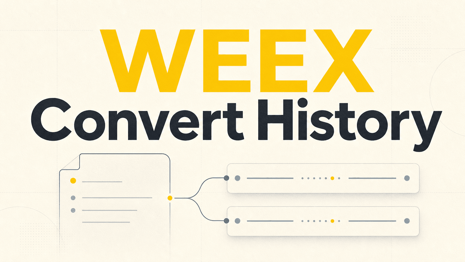 如何查詢 WEEX Convert 紀錄：兌換記錄與現貨交易