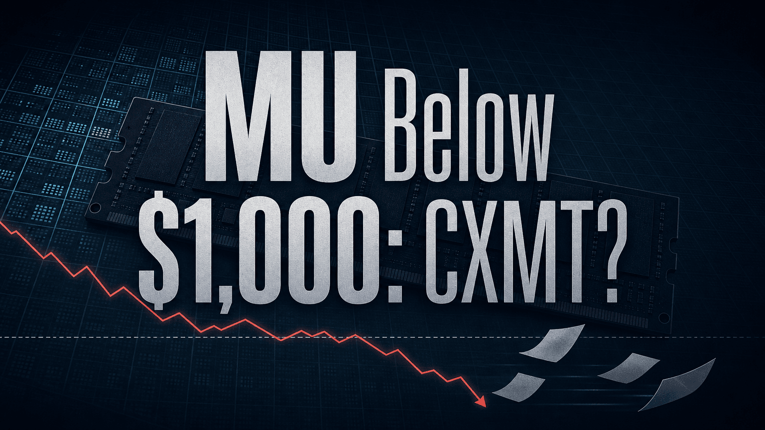 MU股价跌破1,000美元:CXMT的威胁是真实风险,还是获利了结的借口?