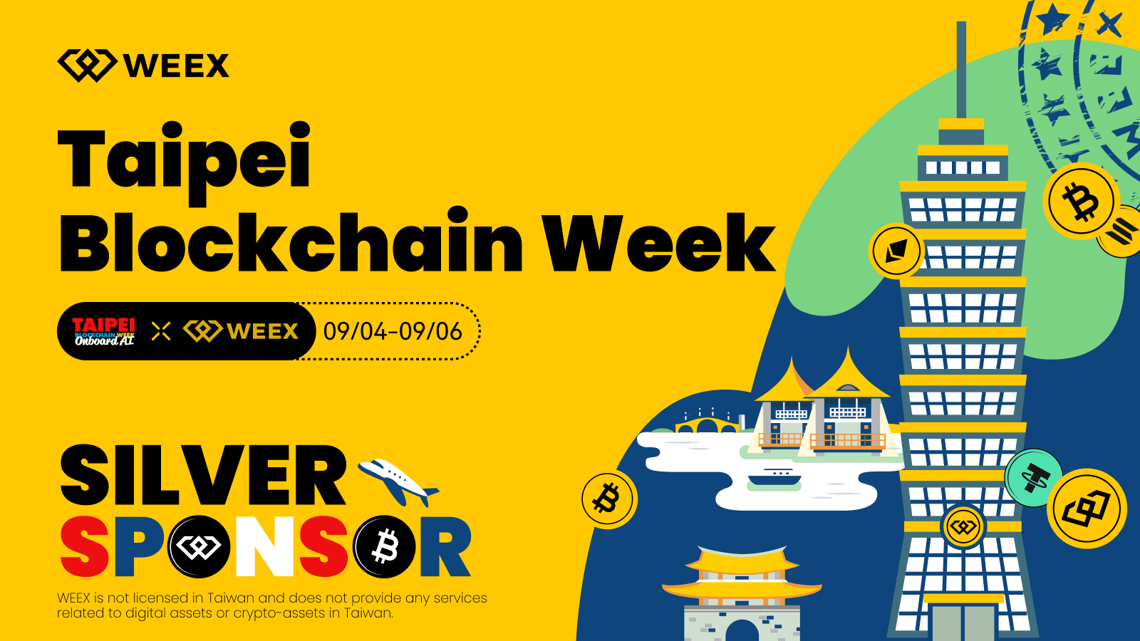 WEEX 將參與 2025 年 MRBLOCK SUMMIT 台北站